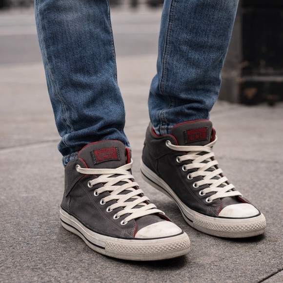 Gray High Top Chucks - Picture 3 of 6